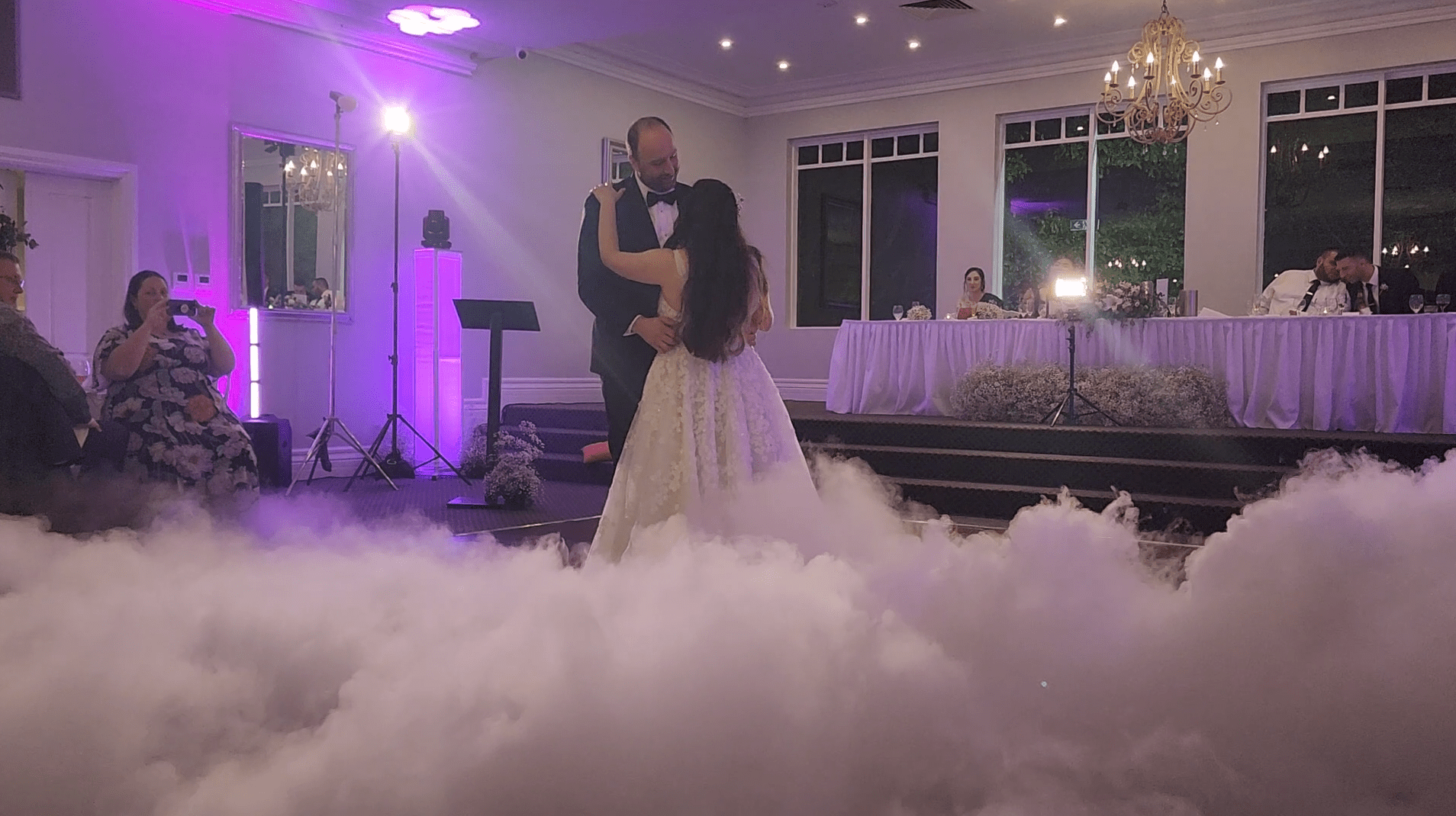 Tatra Wedding Entertainment Wedding DJ MC - James Ellis doing Dry ice effects